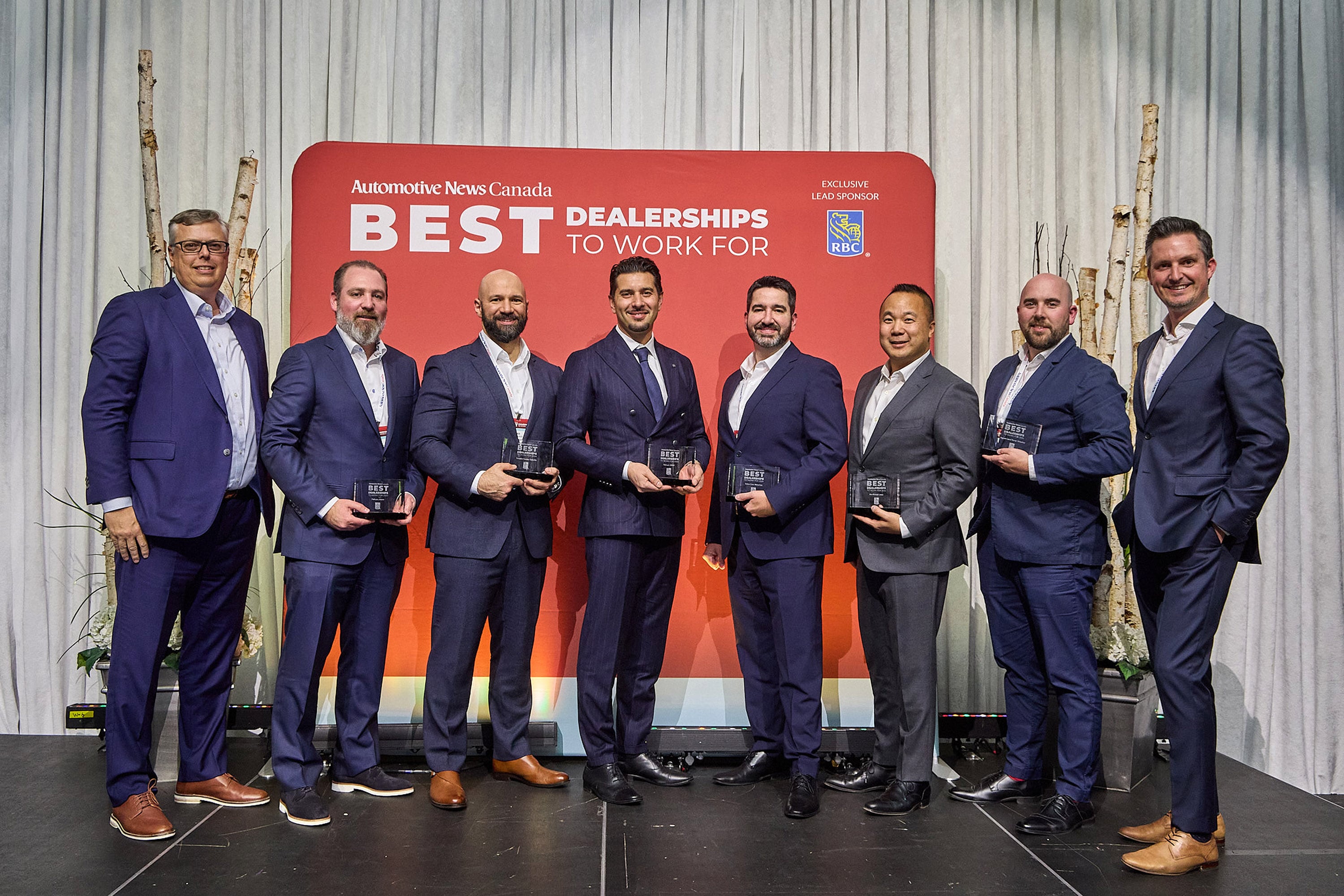 Dealership staff celebrate awards night in Toronto for Best Dealerships To Work For