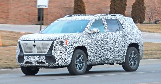 2025 GMC Terrain spy photo front quarter