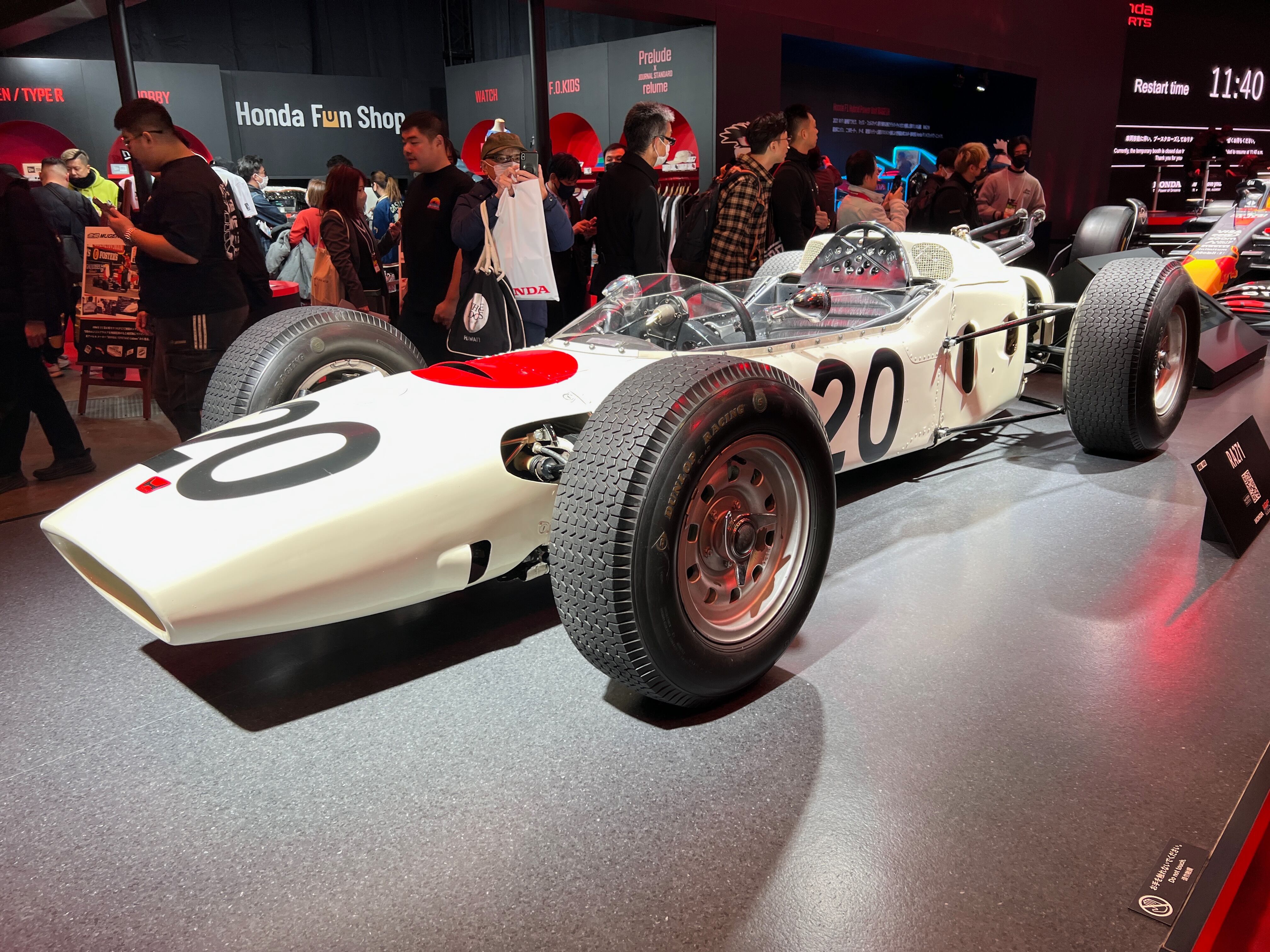 Honda RA271 Formula One racer at 2025 Tokyo Auto Salon