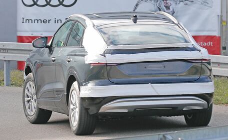 Audi Q6 Sportback E-tron spy photo rear