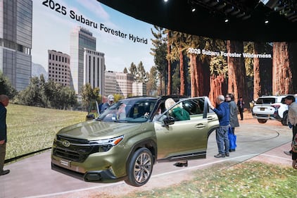 The 2025 Subaru Forester Hybrid at the 2025 Chicago Auto Show