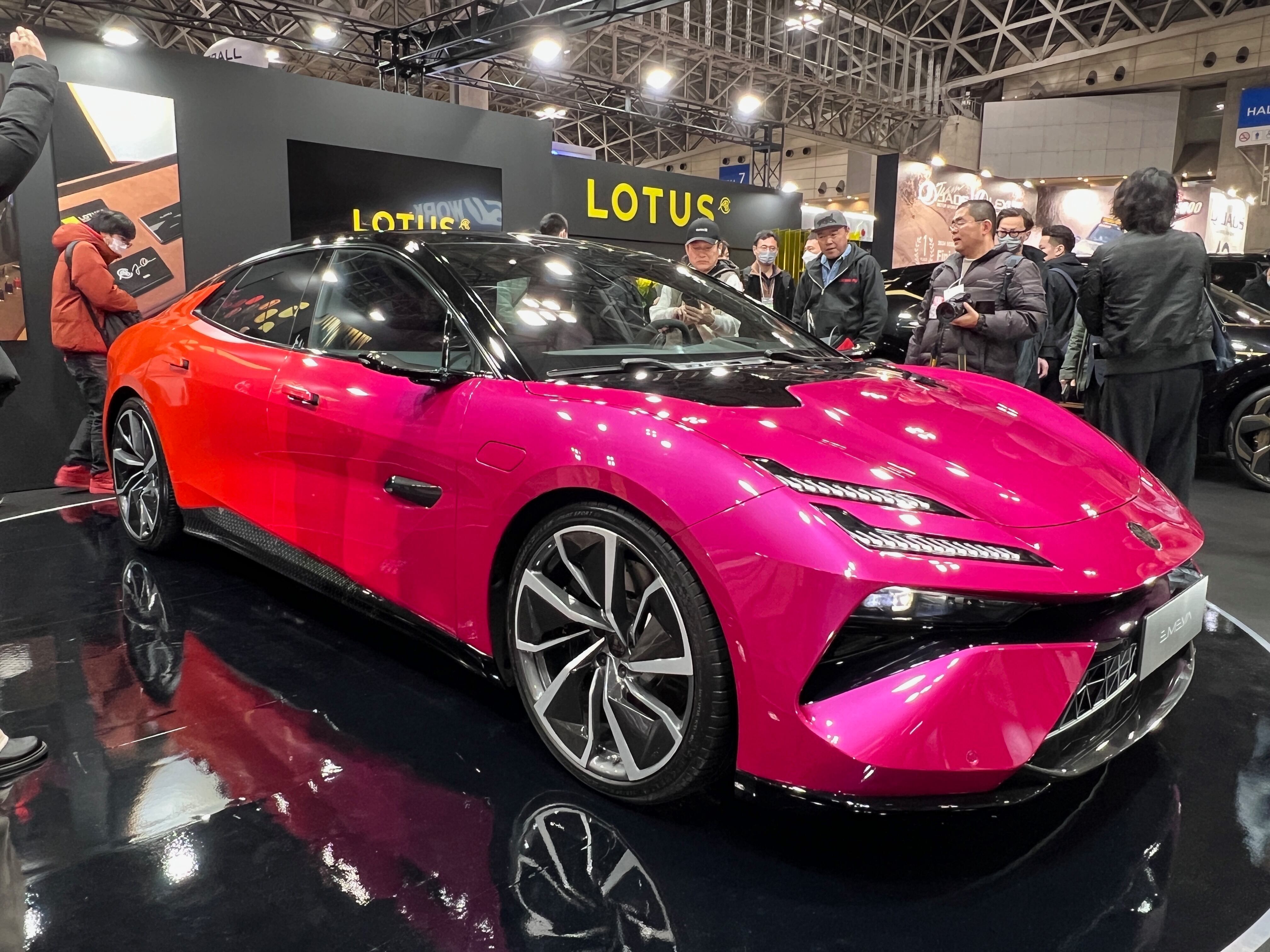 Lotus Emeya at 2025 Tokyo Auto Salon