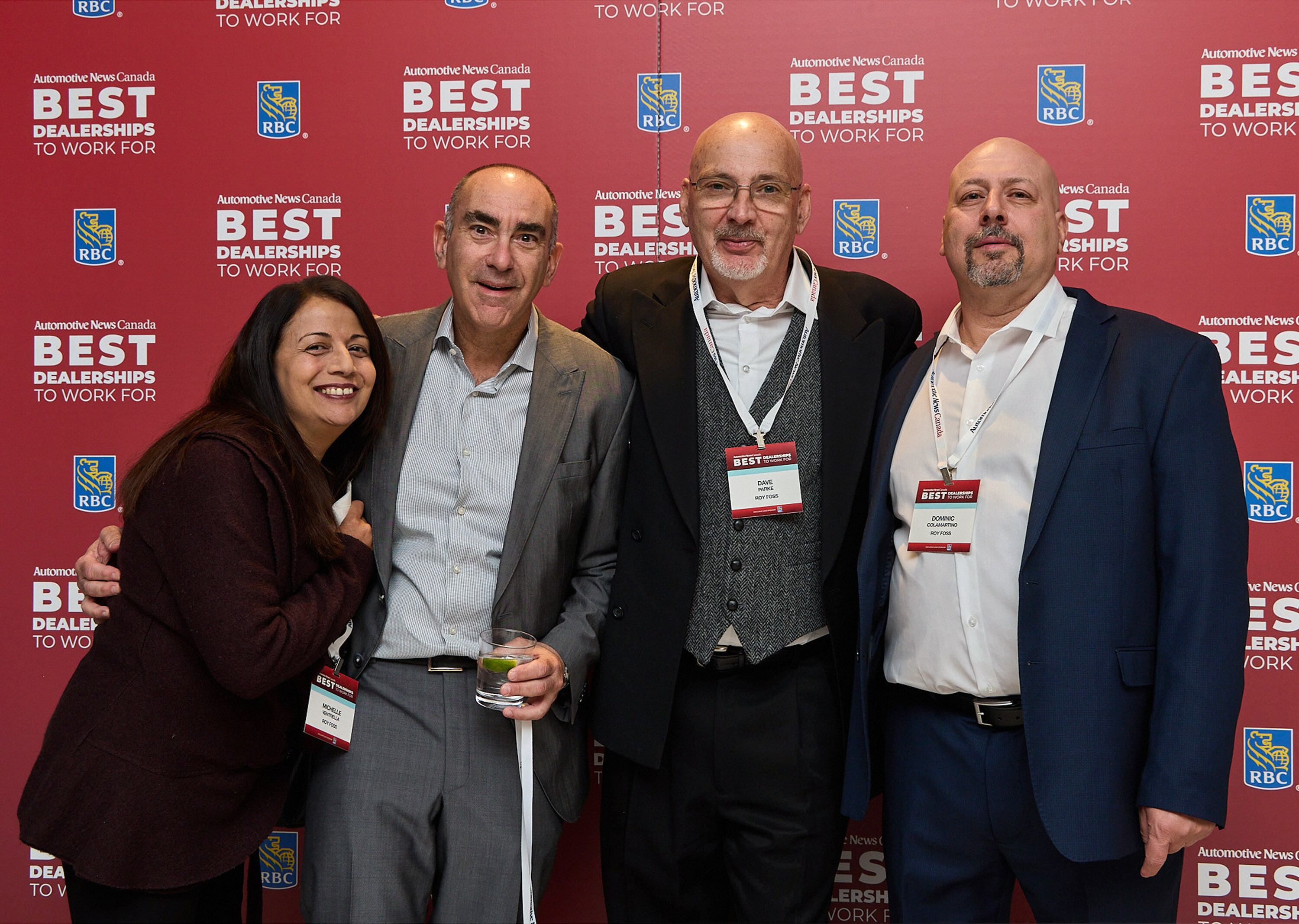 Dealership staff celebrate awards night in Toronto for Best Dealerships To Work For