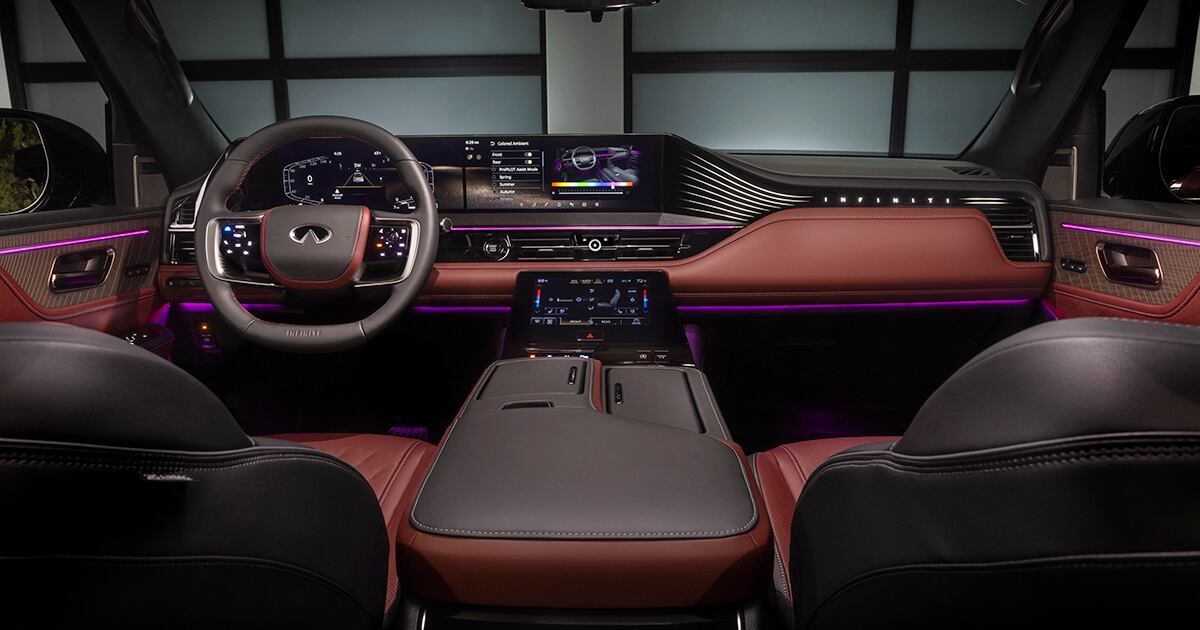 2025 Infiniti QX80 interior