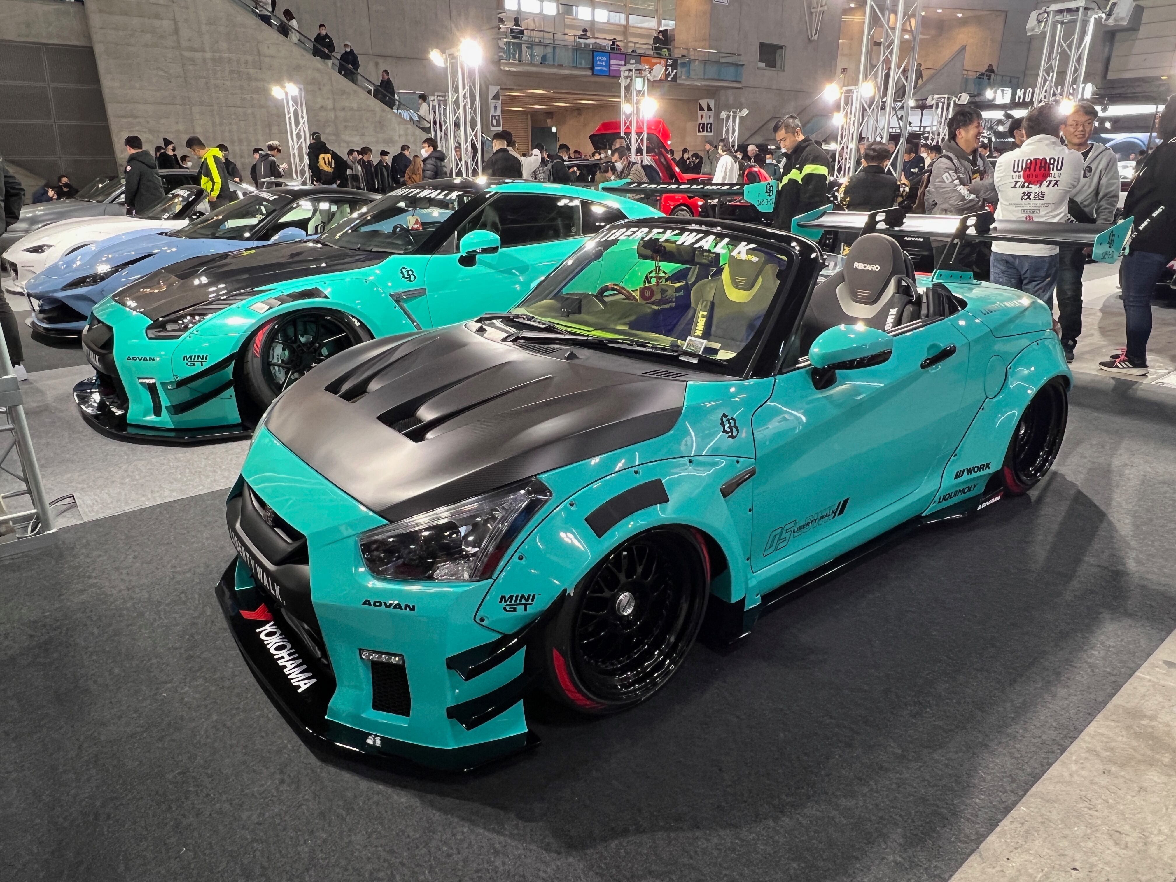 Teal green Daihatsu Copen GT-K