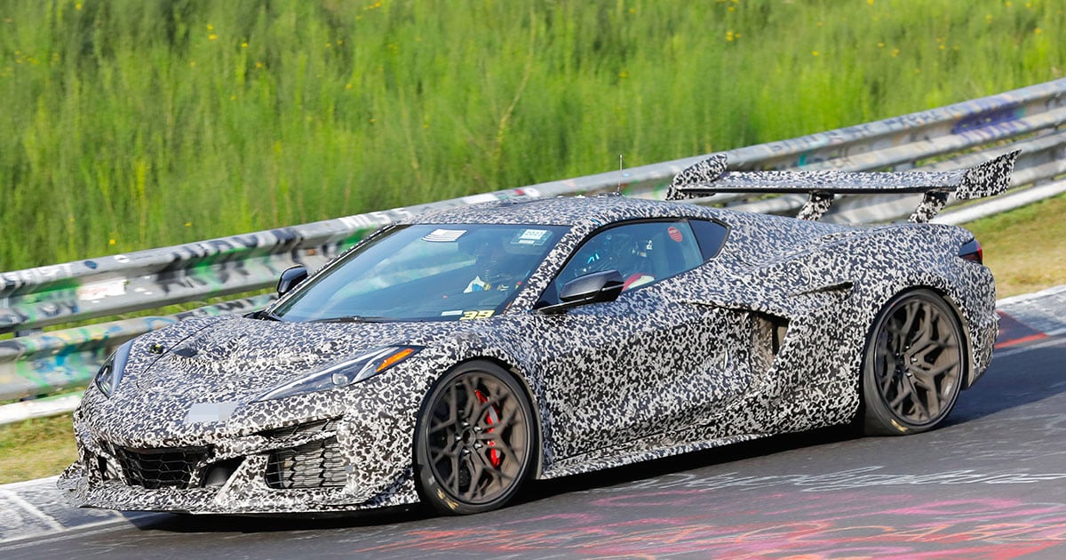 Corvette ZR1 spy photo