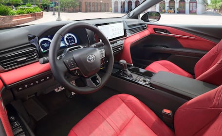 2025 Toyota Camry red interior