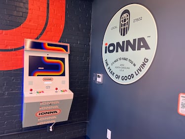 Video gaming system with retro games at Ionna charging station