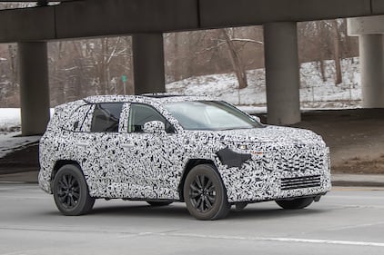 The 2026 Toyota RAV4 caught testing.