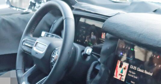 2025 GMC Terrain dash spy photo