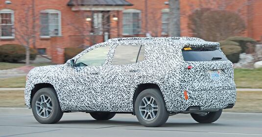 2025 GMC Terrain spy photo rear quarter