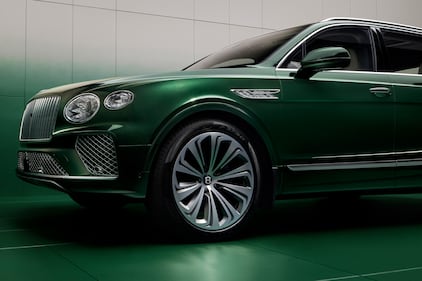 The Bentayga Atelier Edition in Light Emerald.