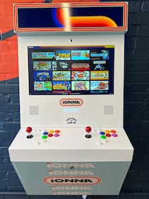 Video gaming system at Ionna charging station