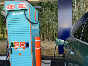 Ionna charger at Apex, N.C., charging station