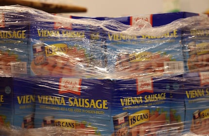 Packets of Vienna sausage.