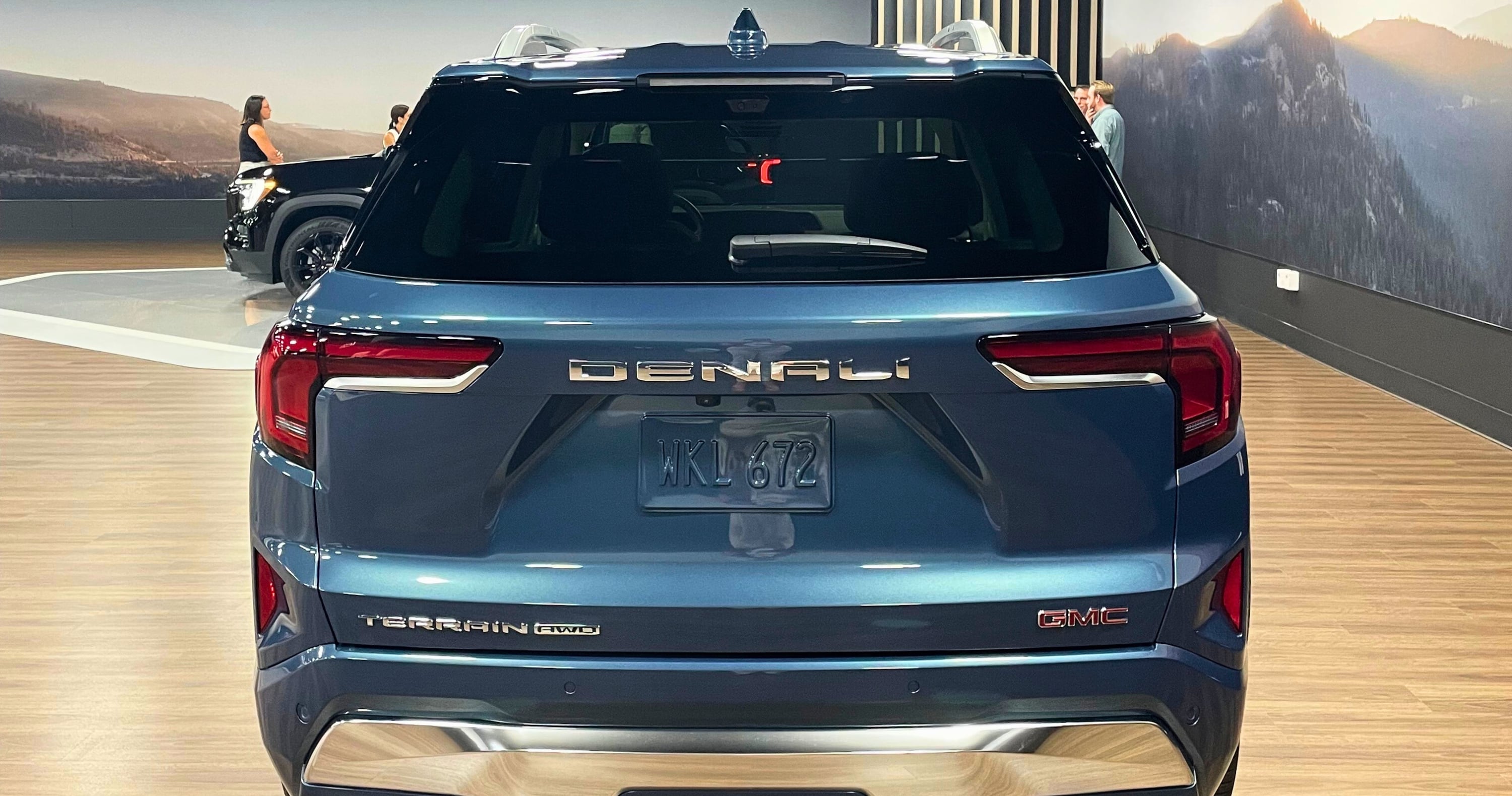 2026 GMC Terrain rear hatch in Denali trim