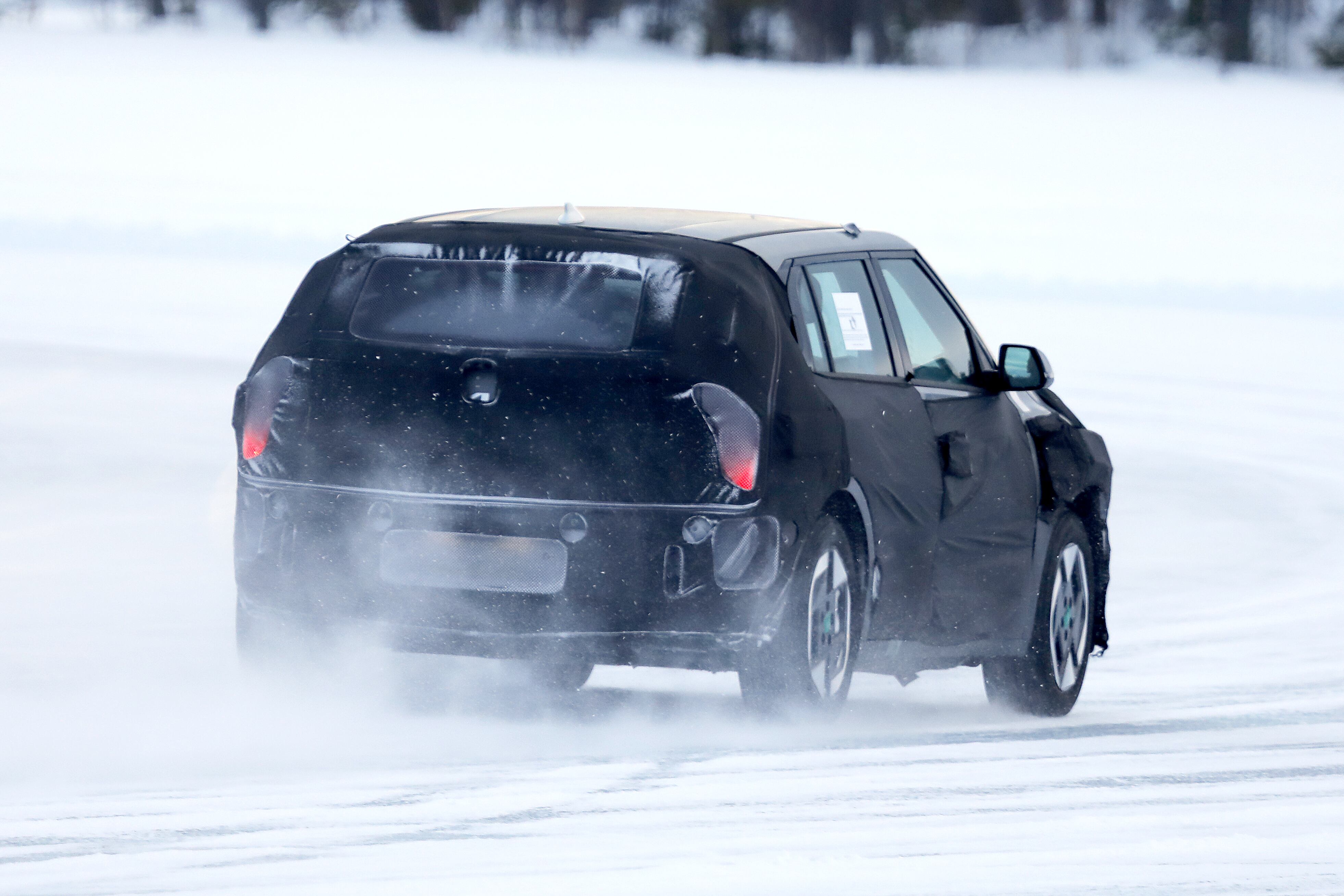 Kia EV3 spy photo rear