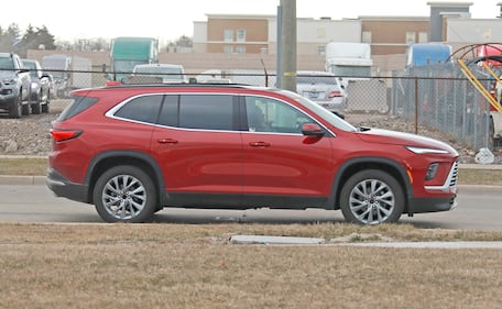 2025 Buick Enclave spy photos side