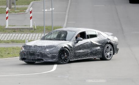 Mercedes-AMG GT EV spy photo