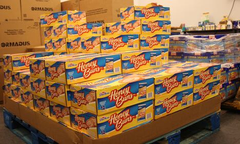 Boxes of Honey Buns