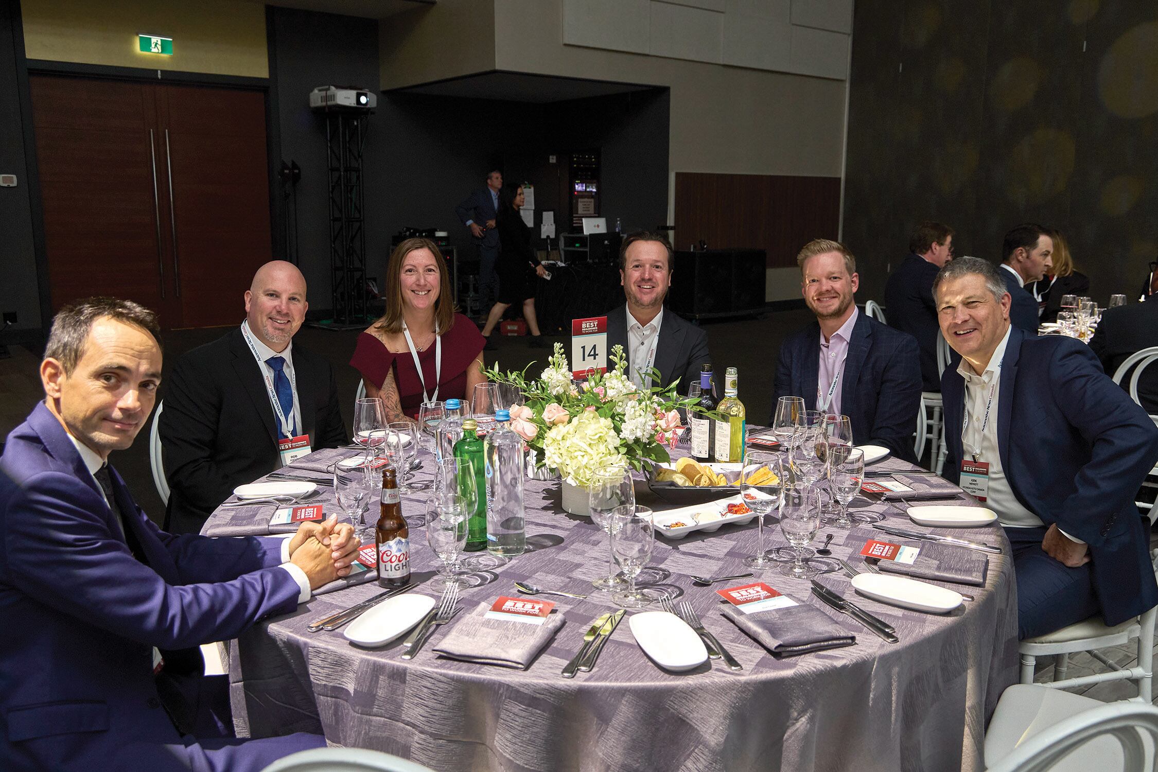 Dealership staff celebrate awards night in Toronto for Best Dealerships To Work For