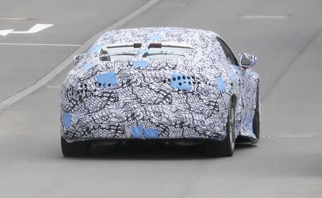 Mercedes-AMG GT EV spy photo rear