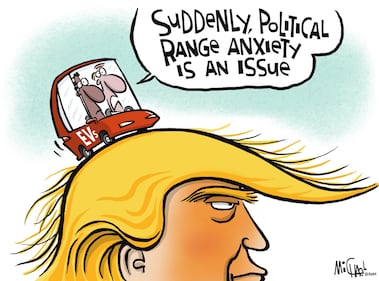 Leo Michael cartoon of President-elect Donald Trump